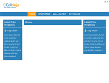 Tablet Screenshot of celleluja.com
